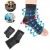 1Pairs Socks Magnetische Voetbrace Foot Sleeves Wear Copper Infused Magnetic Foot support Compression Ankle Brace Socks