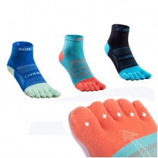 3Pairs AONIJIE E4802 Running Low Cut Athletic Five Toe Socks Toesocks For Running Cycling Race Trail
