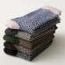 5 Pairs Men Wool Dacron Fine Wavy Striped Jacquard Warmth Fashion Socks