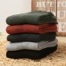 5 Pairs Men Dacron Terry Fabric Thickened Solid Color Simple Warmth Socks