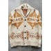 Men's Fashion Jacquard Sweater Long-sleeved Jacket