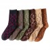 Terry Thickened Winter Socks Women Dotted Yarn Color Japanese Korean Style Warm Socks