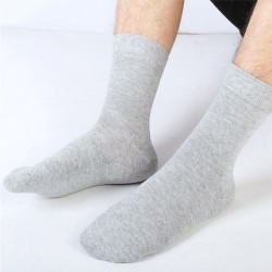 10 Pairs Men Cotton Solid Color Summer Thin Deodorant Sweat  absorbent Tube Socks